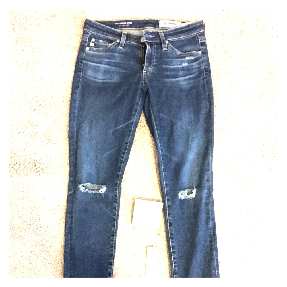 AG Adriano Golschmied skinny jeans distressed 24